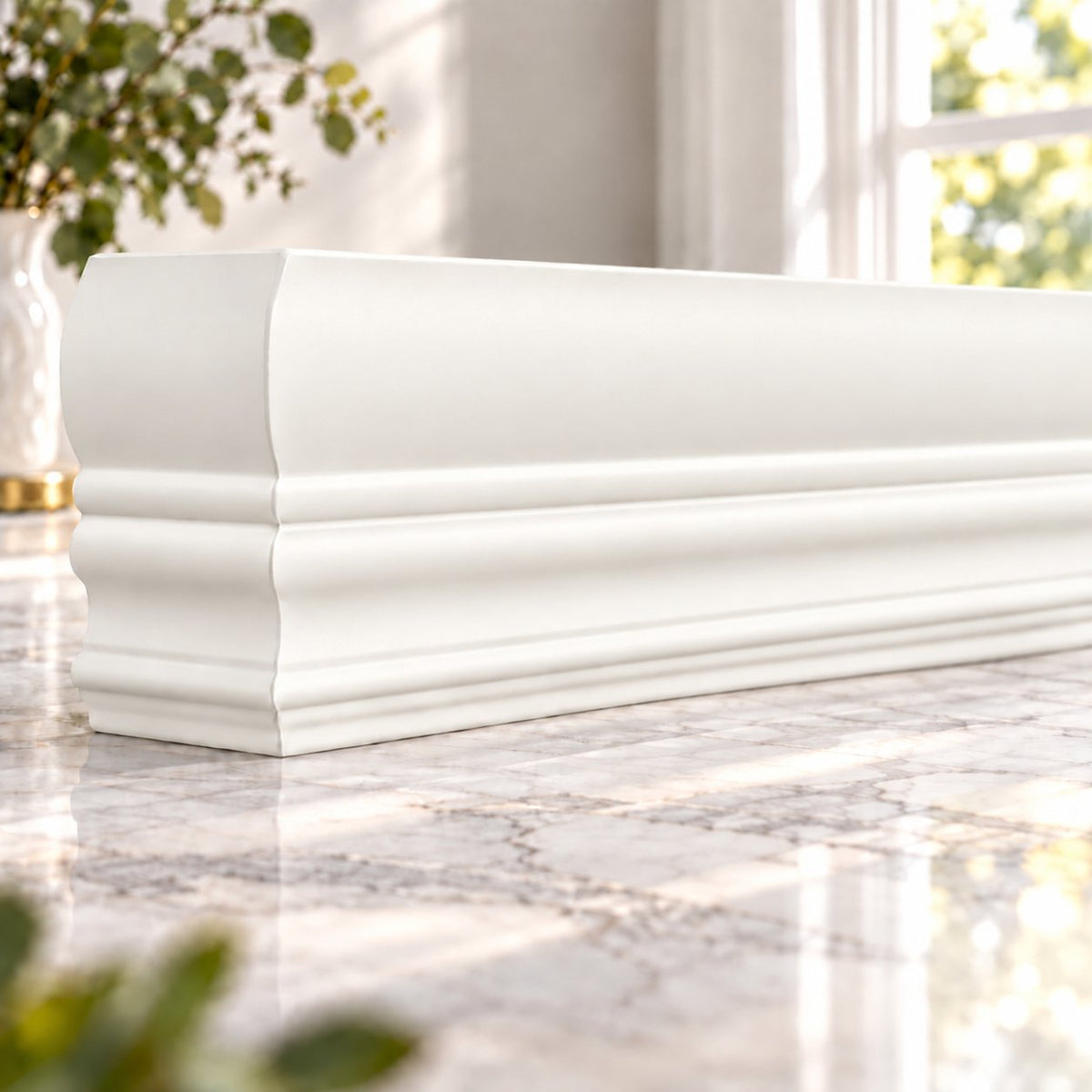 Crown Valance - Alabaster