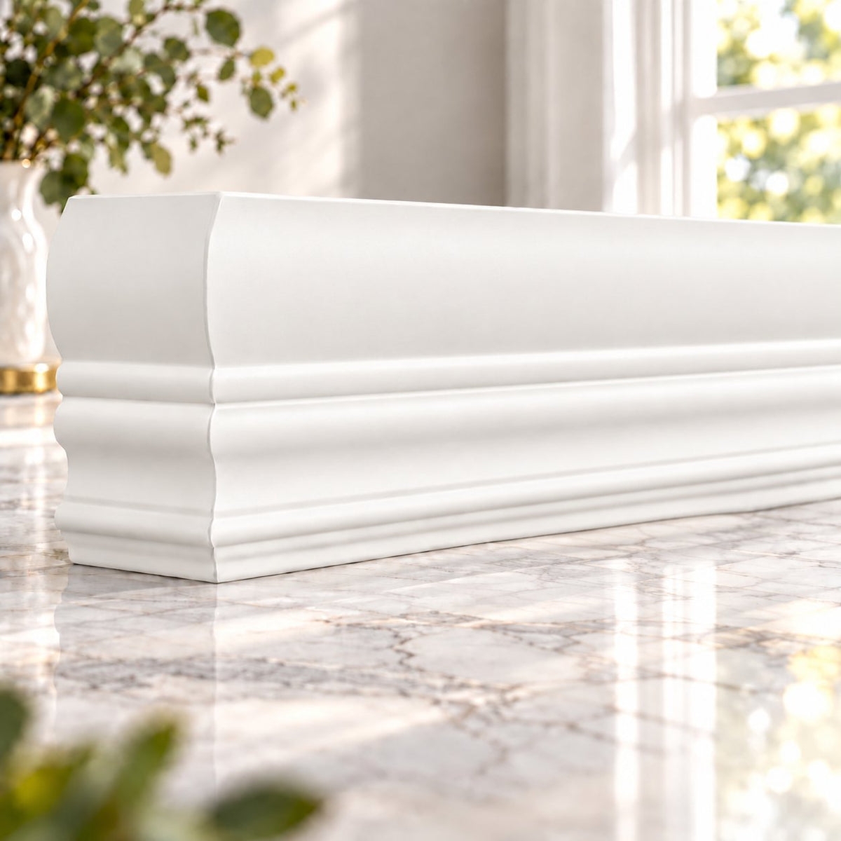Crown Valance - Pearl White