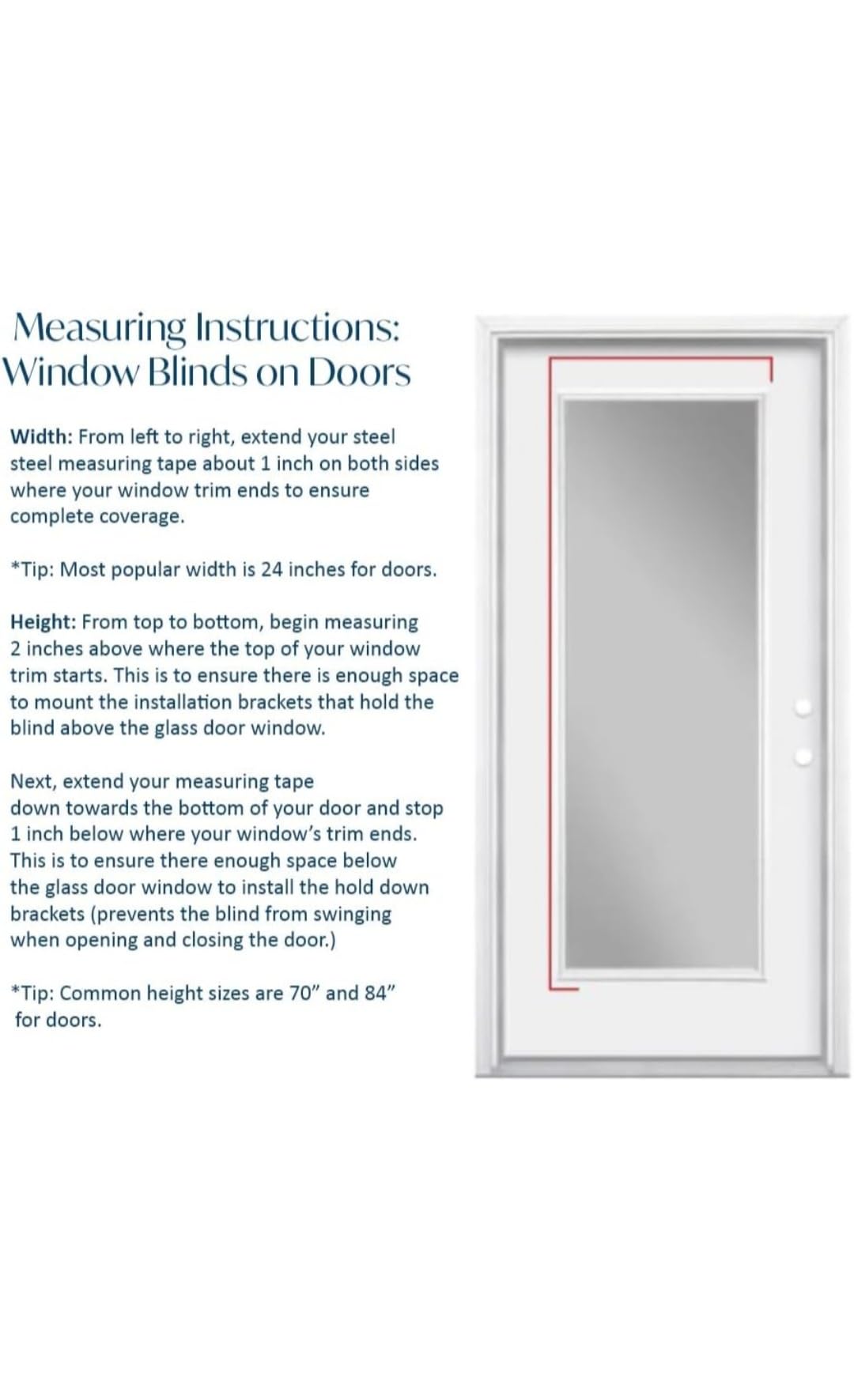 Blinds House Solution, Custom Made 2 Inch Faux Wood Cordless Horizontal Window Blinds for Doors, Ghost White/Snow White, Outside Mount, (22" W x 70" L)
