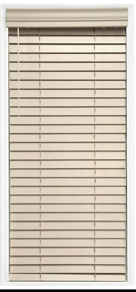 Real Wood Blind - Alabaster