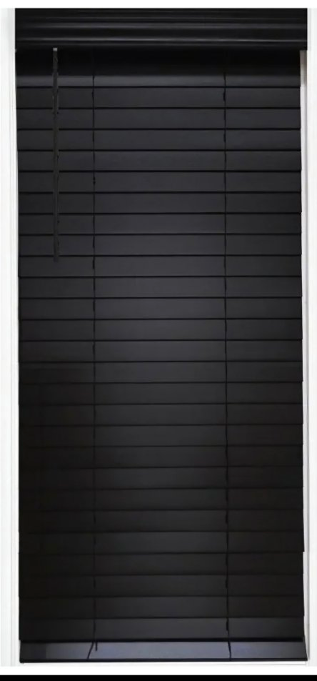Real Wood Blind - Black