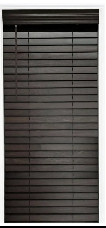 Real Wood Blind - Chocolate