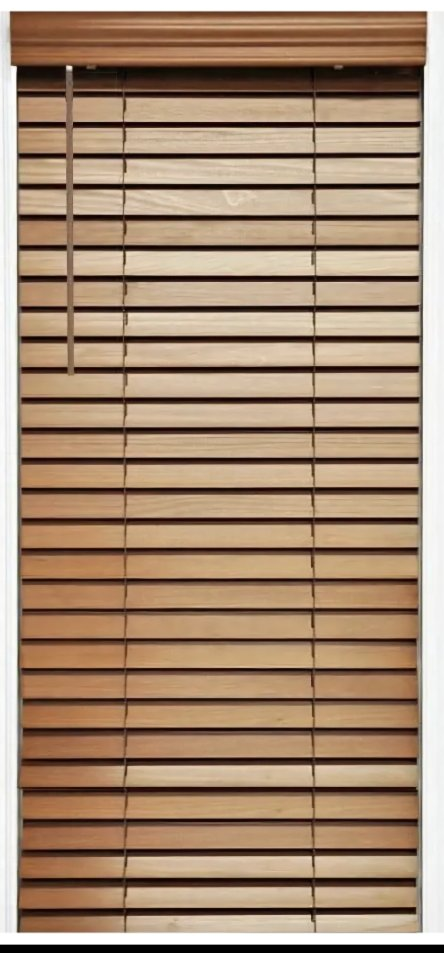 Real Wood Blind - Golden Oak