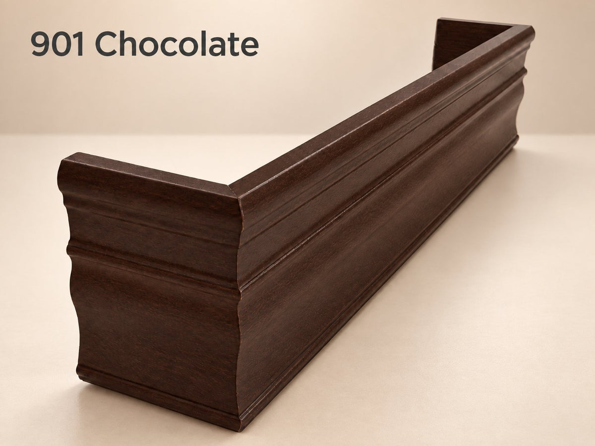 Wood Valance - Chocolate