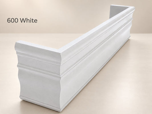 Wood Valance - White 600